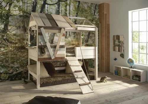 Life time boomhutbed