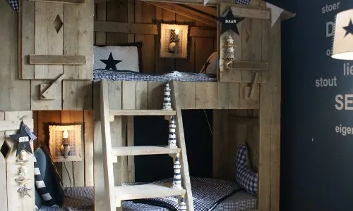 Een stoer en schattig stapelbed