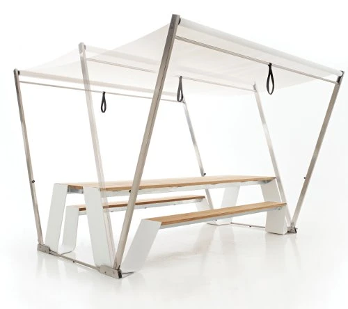 Hopper vierkante parasol