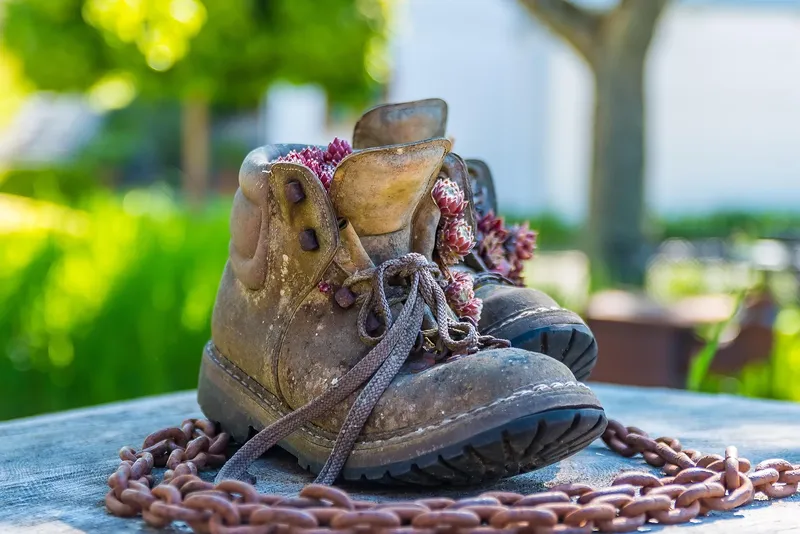 Extreem Versleten Wandelschoenen