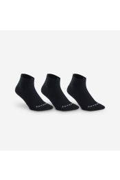 Halfhoge tennissokken rs 100 zwart set van 3 paar