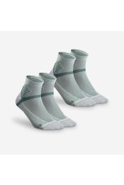 Wandelsokken hike 500 mid mintgroen 2 paar